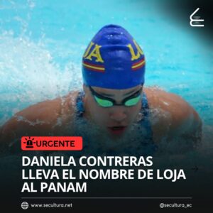 Daniela Contreras lleva el nombre de Loja al Panam Aquatics Championships 2025